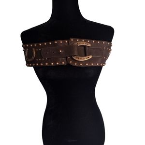Gorgeous Leatherock Genuine Leather Western Hip Belt